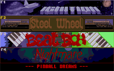 Pinball Dreams - Screenshot - Game Select Image