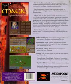 Master of Magic - Box - Back Image