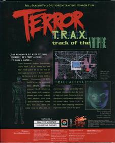 Terror T.R.A.X: Track of the Vampire - Box - Back Image