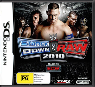 WWE SmackDown vs. Raw 2010 - Box - Front - Reconstructed Image