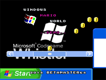 Windows Mario World - Screenshot - Game Title Image