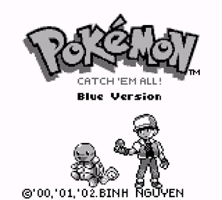 Pokémon Blue Upgrade - Screenshot - Game Title Image