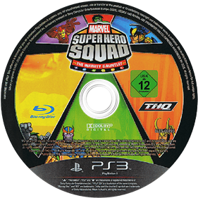 Marvel Super Hero Squad: The Infinity Gauntlet - Disc Image