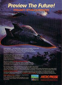 Project: Stealth Fighter - Advertisement Flyer - Front Image