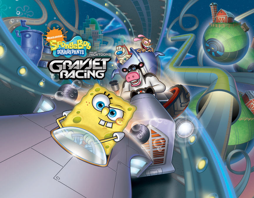  SpongeBob SquarePants and the Nicktoons Gravjet Racing