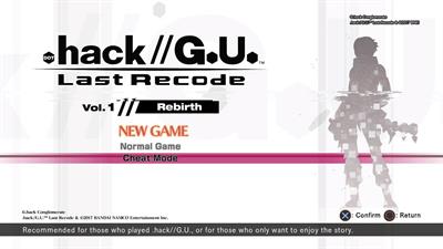 .hack//G.U. Last Recode - Screenshot - Game Title Image