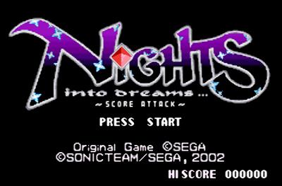 NiGHTS into Dreams: Score Attack - Screenshot - Game Title Image