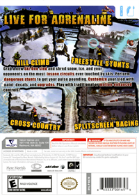 Ski-Doo: Snowmobile Challenge - Box - Back Image