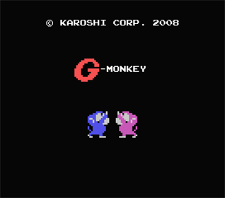 G-Monkey - Screenshot - Game Title Image