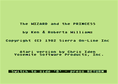 Wizard and the Princess - Screenshot - Game Title Image