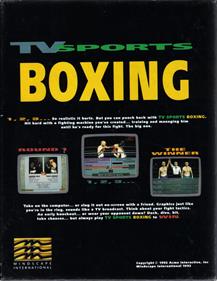 TV Sports Boxing - Box - Back Image