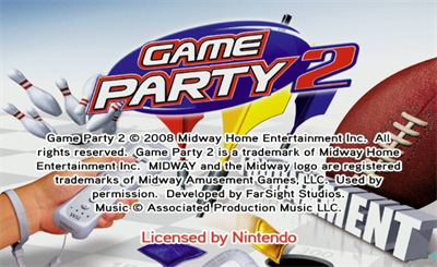 Game Party 2 - Screenshot - Game Title Image