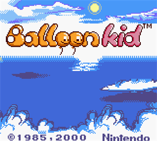 Balloon Fight GB - Screenshot - Game Title Image