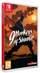 9 Monkeys of Shaolin - Box - 3D Image