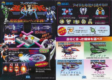 Blazing Star - Arcade - Controls Information Image