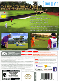 Tiger Woods PGA TOUR 12: Masters - Box - Back Image