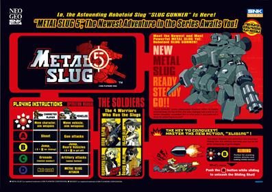 Metal Slug 5 - Arcade - Controls Information