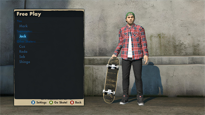 Skate 3 - Screenshot - Game Select Image