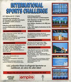 International Sports Challenge - Box - Back Image