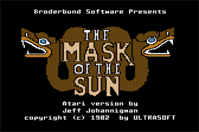 The Mask of the Sun - Screenshot - Game Title Image