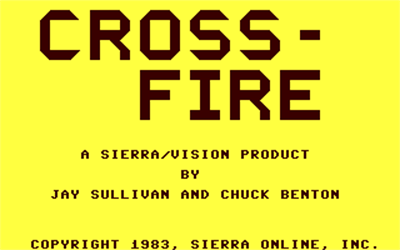Crossfire (Sierra On-Line) - Screenshot - Game Title Image