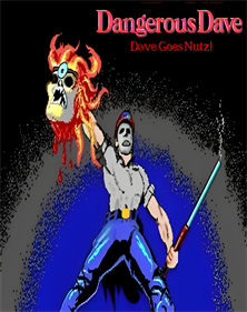 Dangerous Dave: Dave Goes Nutz - Fanart - Box - Front Image