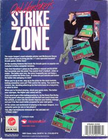 Orel Hershiser's Strike Zone - Box - Back Image