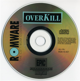 OverKill (1992) - Disc Image