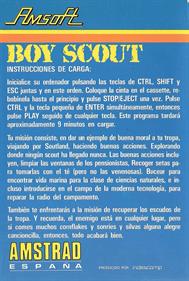 The Scout Steps Out - Box - Back Image