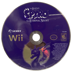 The Legend of Spyro: The Eternal Night - Disc Image