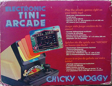 Chicky Woggy (Tini Arcade) - Box - Back Image