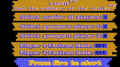 Larrie & The Ardies - Screenshot - Game Select Image