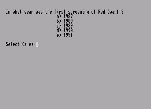 Red Dwarf Trivia Quiz: Champion Edition