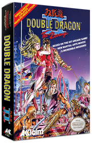 Double Dragon II: The Revenge - Box - 3D Image
