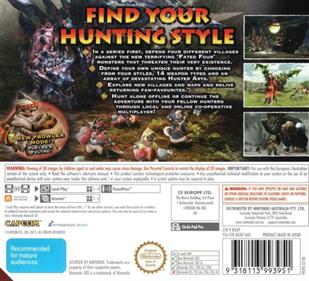 Monster Hunter Generations - Box - Back Image