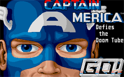Captain America in: The Doom Tube of Dr. Megalomann - Screenshot - Game Title