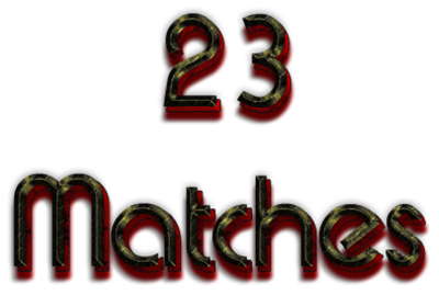 23 Matches (Tab Books) - Clear Logo Image