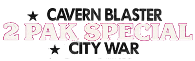 2 Pak Special Magenta: Cavern Blaster / City War - Clear Logo Image