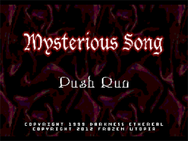 Mysterious Song - Screenshot - Game Title Image