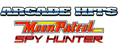 Arcade Hits: Moon Patrol & Spy Hunter - Clear Logo Image