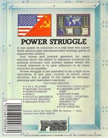 Power Struggle - Box - Back Image