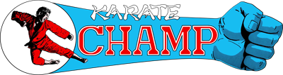 Two Player Karate Champ - Clear Logo Image
