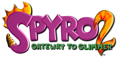 Spyro 2: Ripto's Rage! - Clear Logo Image