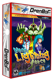 Neon Lightning Force - Box - 3D Image