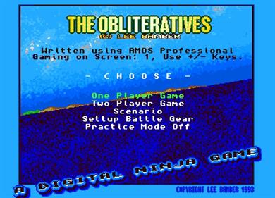 The Obliteratives - Screenshot - Game Select Image