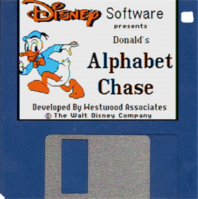 Donald's Alphabet Chase - Fanart - Disc