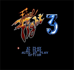 Final Fight 3 - Screenshot - Game Title Image