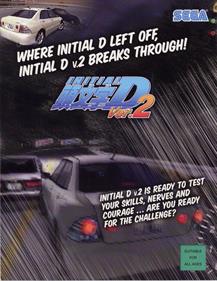 Initial D Arcade Stage Ver. 2 - Advertisement Flyer - Front Image