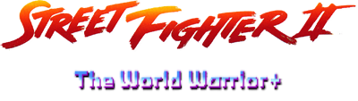 Street Fighter II: The World Warrior+ - Clear Logo Image