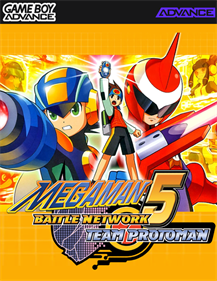 Mega Man Battle Network 5: Team Protoman - Fanart - Box - Front Image